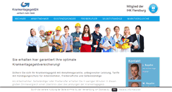 Desktop Screenshot of krankentagegeld24.com